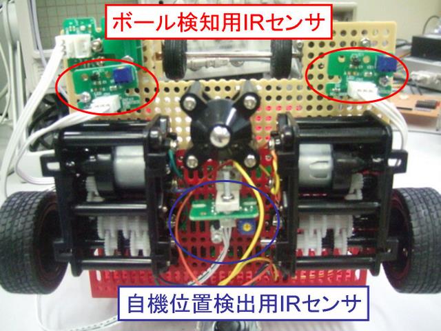 ロボットを下から見た図